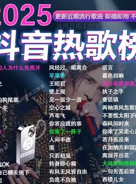汽车载音乐U盘无损高音质2025抖音热歌mp3流行歌曲DJ音乐优盘USB