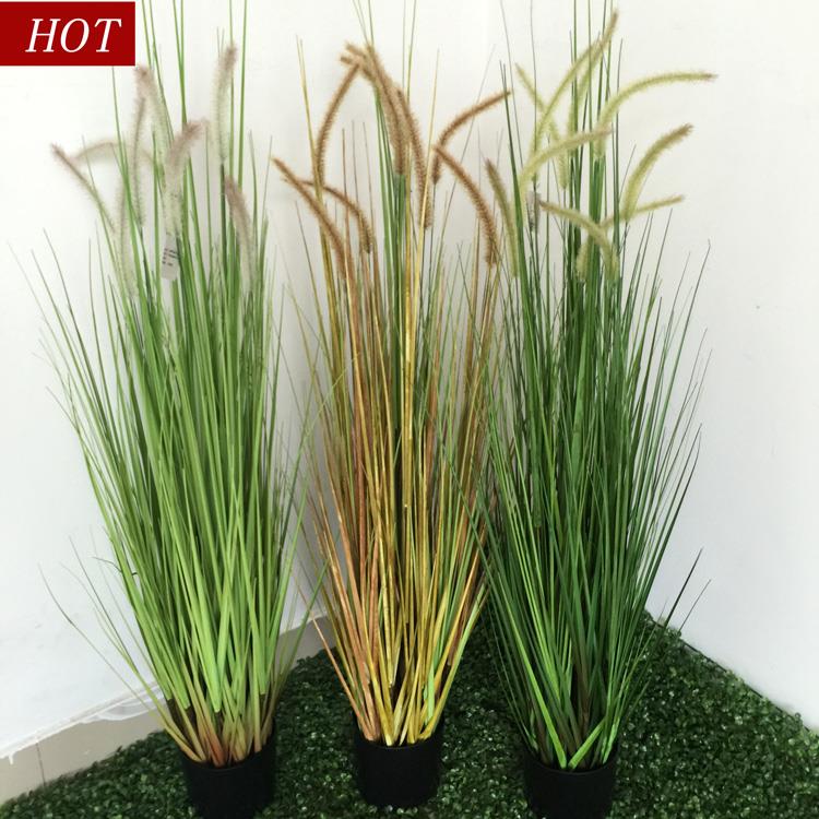 仿真狗尾巴草芦苇草绿植物影楼干花水草橱窗农家乐装饰拍摄道具