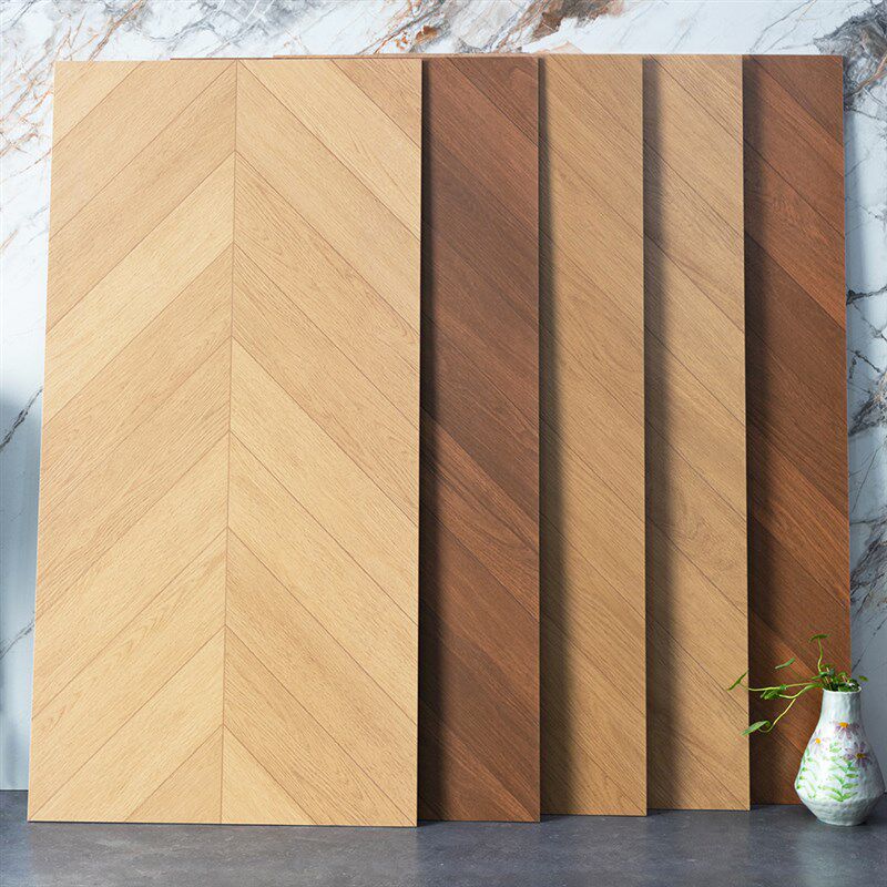 全瓷法式年轮人字拼鱼骨木纹砖600x1200客厅卧室民宿木纹瓷砖地砖