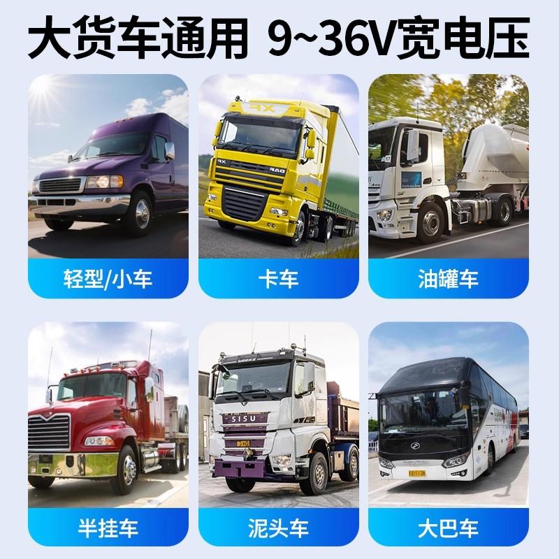 挖掘机倒车影像超清夜视收割机前后双录12V24V三轮卡挂货车摄像头