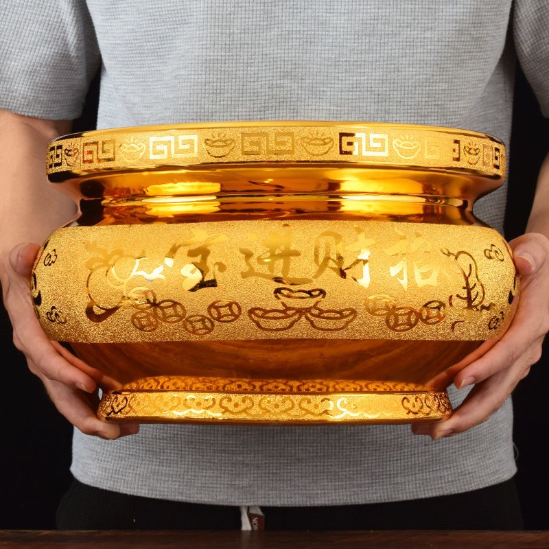 陶瓷特大号香炉供佛道仙家用室内外供奉插香炉寺庙有求必应香炉碗