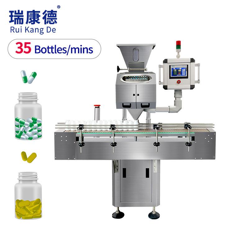 8 Channel Capsule Tablet Counting And Filling Machine
