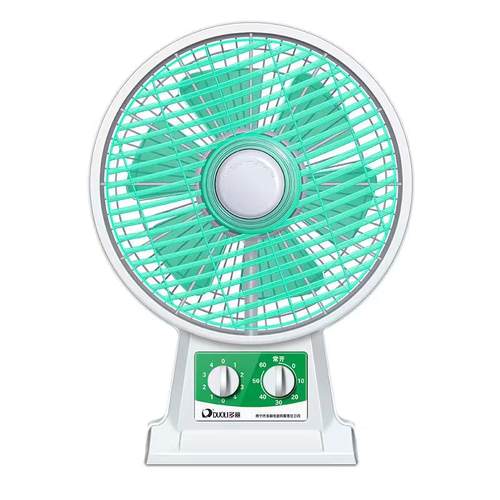 多丽电风扇箱型扇家用台式小型鸿运扇座钟扇宿舍台扇KYT1-25F