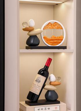 件时来运转沙画 20240803流画摆客厅电视柜酒柜玄关轻奢高档高级