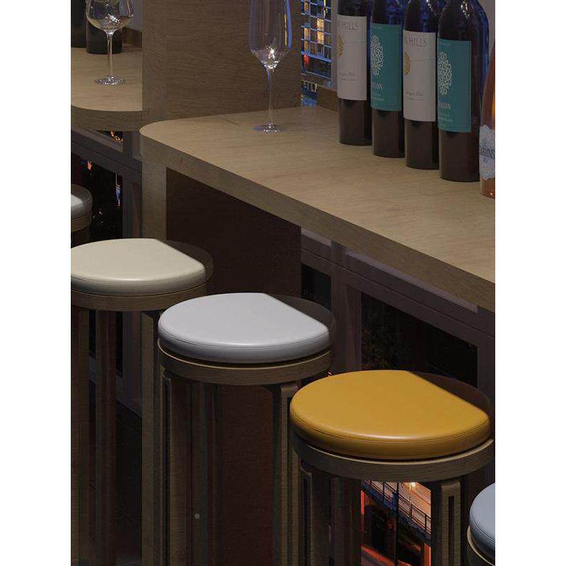 纯色圆垫酒吧椅座榻垫客榻米防滑板厅VGN记忆泡沫蒲团甲板地软垫