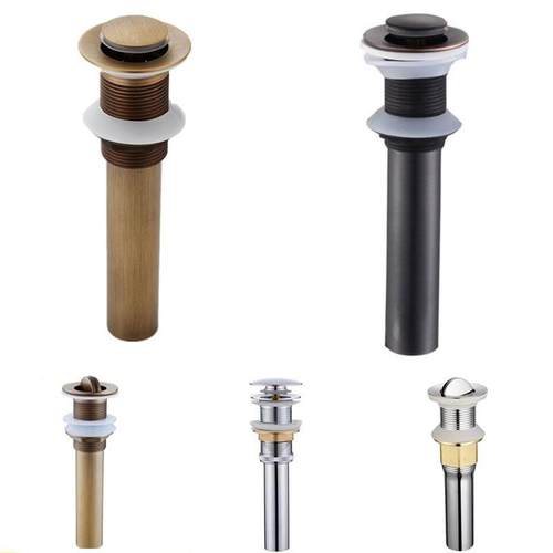 铜宋 欧赵式仿古全弹跳 面盆下水器大蘑菇落水台盆洗手盆通用