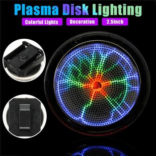 电池辉Cd7厘米辅2.5英寸装 电盘离子盘助灯冷饰夜行灯携带 声控闪