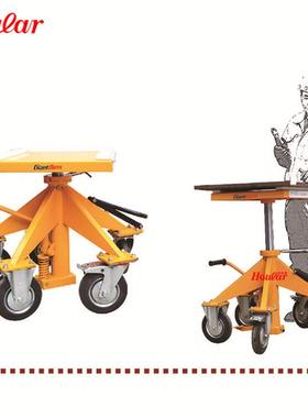 厂家直销MR-V800旋转支架手动液压升降旋转支架车大理石平台车