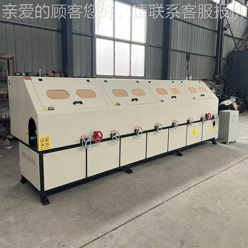 家定做多工位圆管自抛光机动圆钢拉丝除锈机弯管金全属无品牌/外