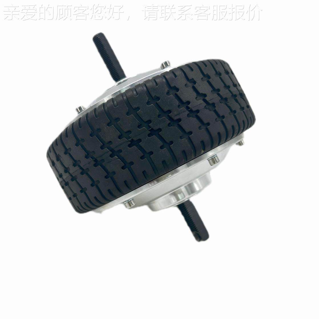 厂家应6寸银盖双轴轮毂电机12/48V直流无刷器电机V磁编码542电供