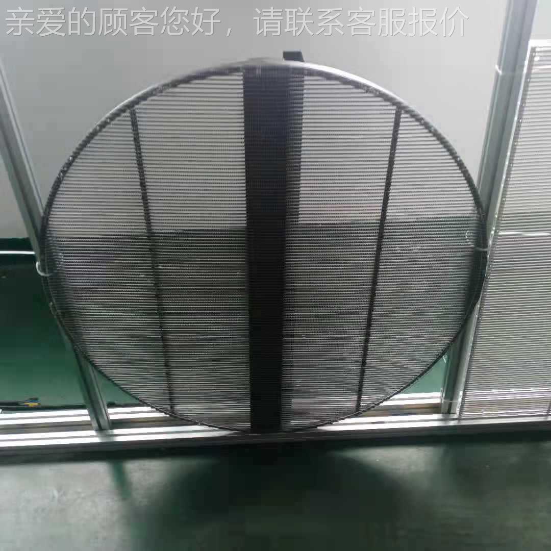 异高清led深圳形厂家圆形E示D透明屏高清L酒吧舞台KTV显示屏创意
