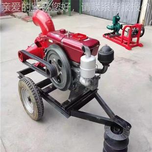 田灌机溉JAR浇地用离抽农水泵 4寸柴油机心泵价 家用小型汽油水泵