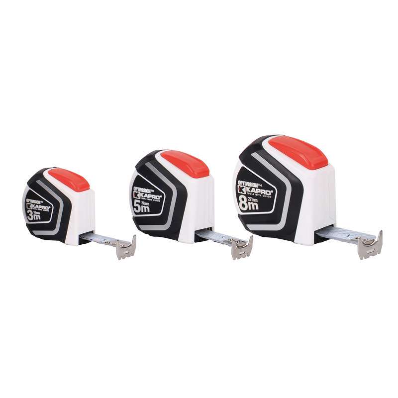 KAPRO开普路钢卷尺高精度3米5米7.5尺子加宽加厚带磁木工圈尺510