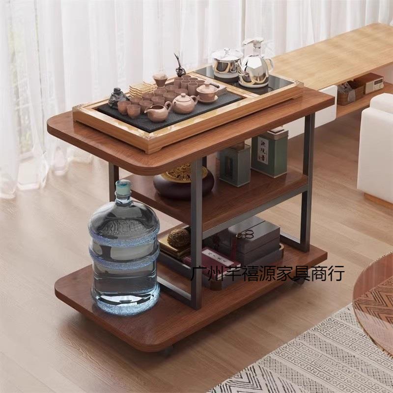 沙发边几边柜移动茶桌家用茶台茶水柜小茶几客厅阳台小桌子侧边柜
