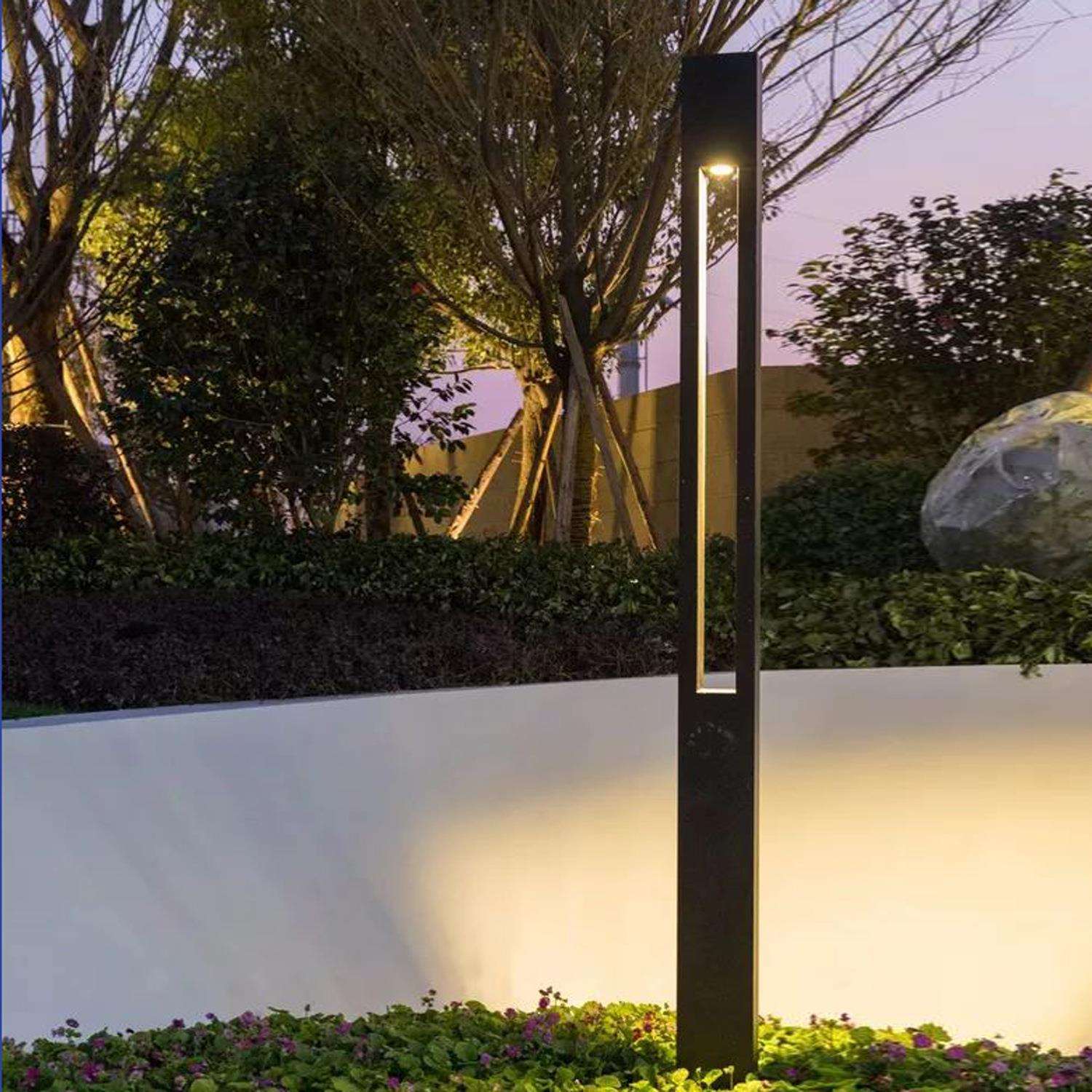 庭院灯户外防水3米led太阳能小区室外广场道路灯铝型材景观灯柱