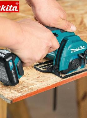 makita牧田HS301D充电式电圆锯12V锂电木工锯电动小鹰锯电动工具