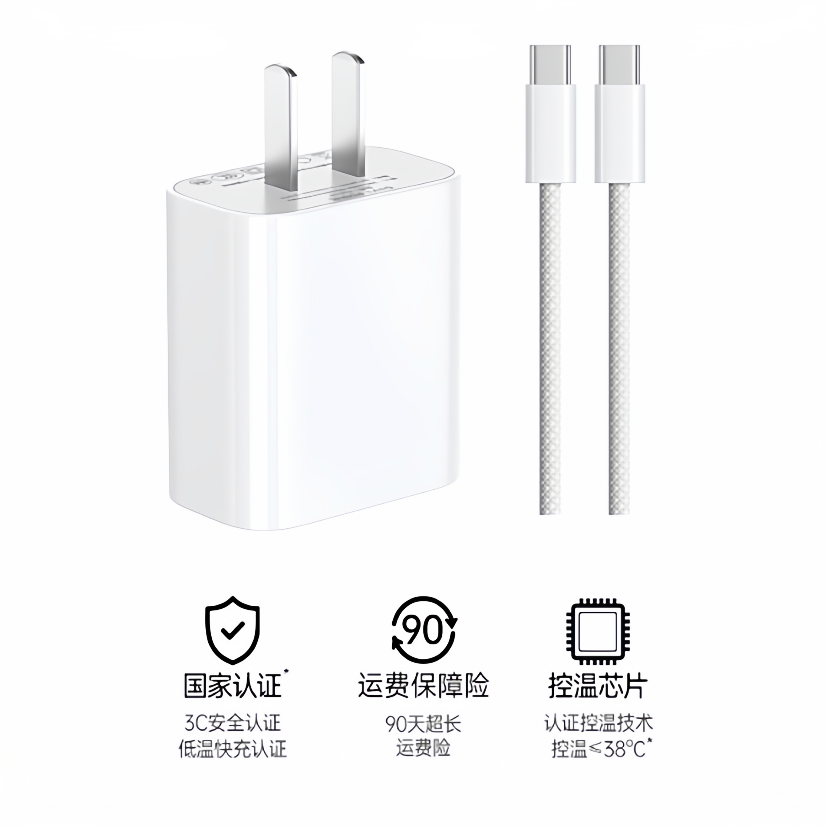 【国家3C认证】45W快充充电器