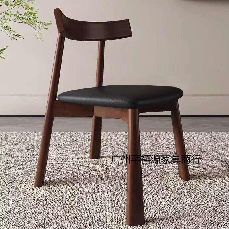 意大利设计师艺术船桨椅酒店餐厅餐椅北欧家用个性简约实木椅子