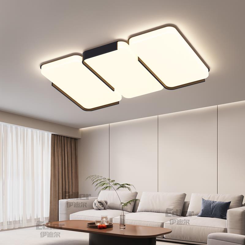 客厅灯简约现代大气创意主灯2024新款吸顶灯全屋广东中山灯具套餐