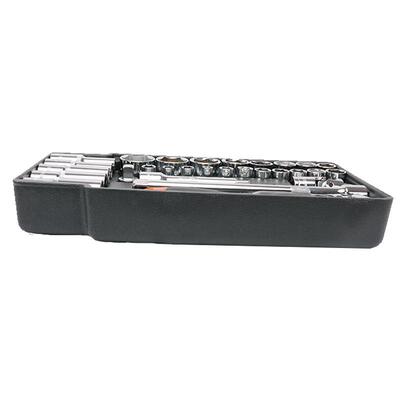 钢盾S025023 29件套12.5mm系列套筒工具扳手组套1/2棘轮套装