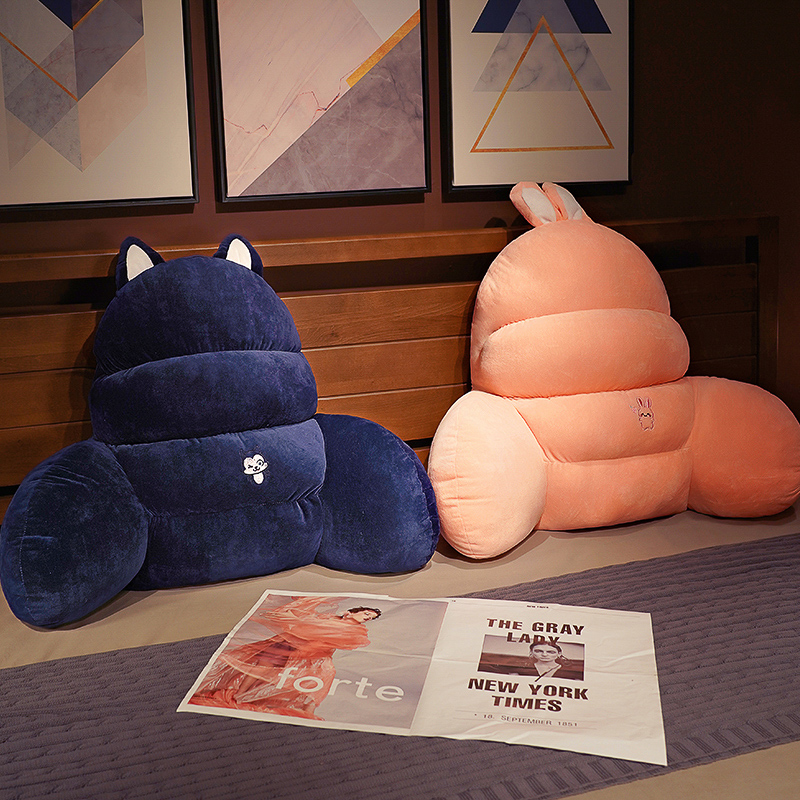 床头软包靠背大靠垫床上卧v室床靠沙发枕头久坐护腰靠枕榻榻米抱