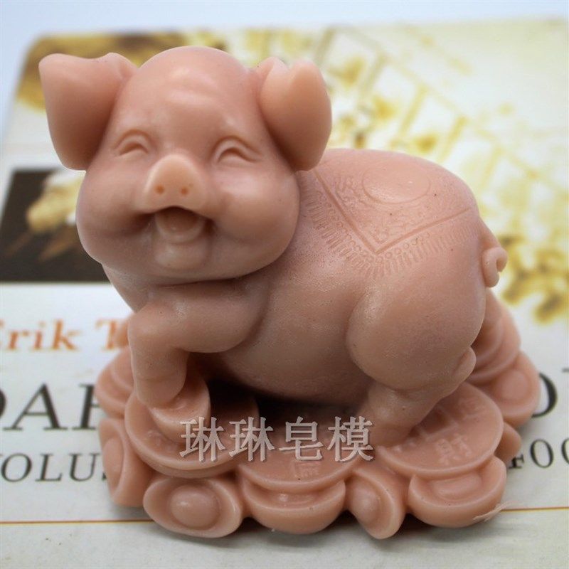 手工皂 巧克力 雪糕 冰棍硅胶模具 金猪硅胶模具肥皂模具