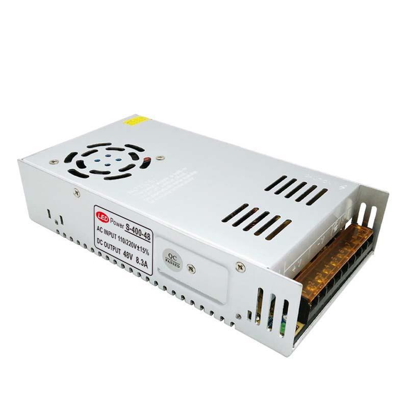 LED电源30V36V48V灯带灯条400W直流稳压监控变压器可调压风扇冷却