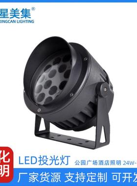 公园LED大楼外墙投射灯照明灯24W36W48W72W工程照树灯