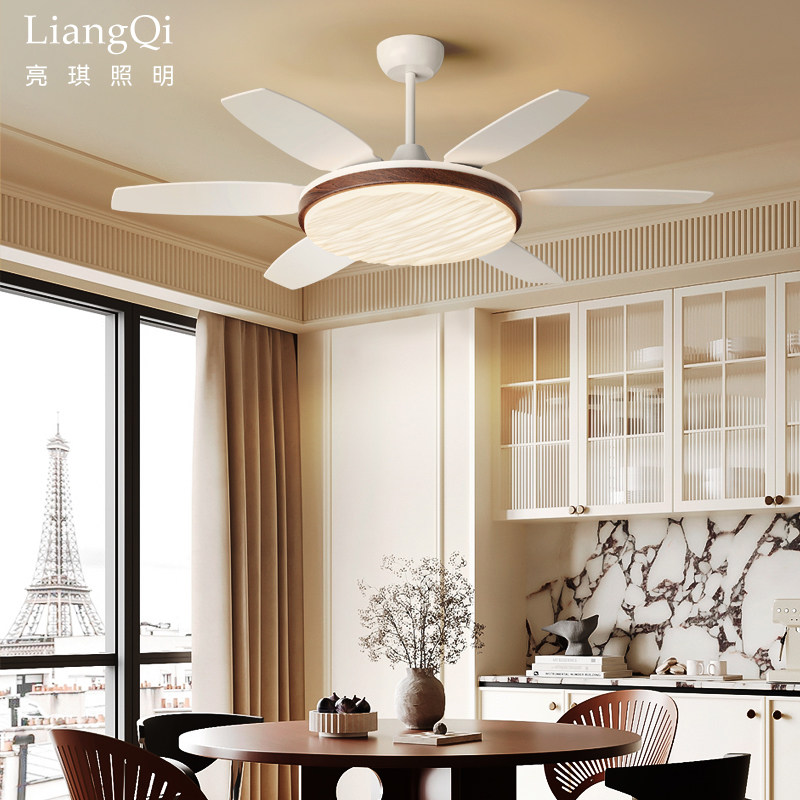 风扇灯2026新款全光谱护眼隐形变频吊扇灯餐厅灯卧室现代简约灯具,家装灯饰光源,风扇灯,淘宝优惠券,粉丝福利购,淘宝优惠卷