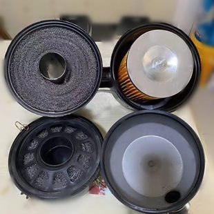 80毫米口径连体串联干式 纸质油浴式 过滤器空气滤芯农机配件加装