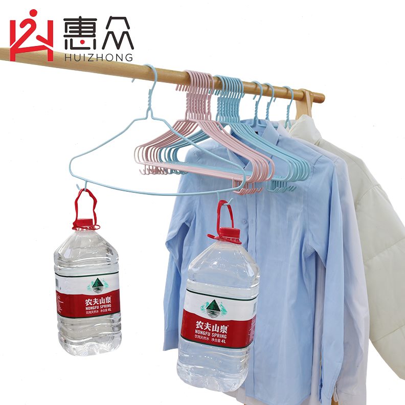 48厘米大衣架惠众男士大号带钩衣撑加粗加长实心钢衣挂家用重衣服