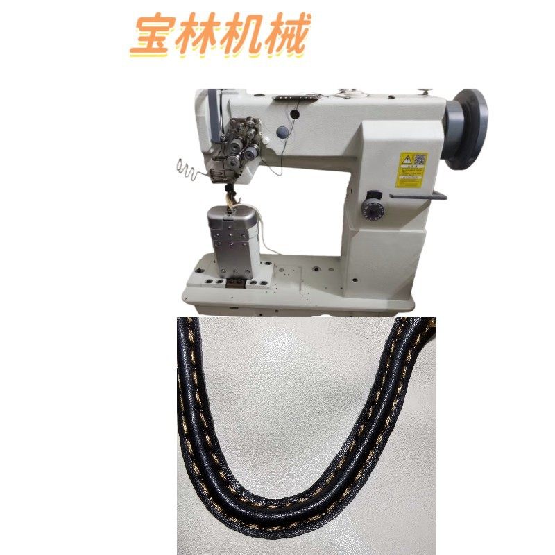 直营双针立柱高头车马克线双针三同步立柱缝纫机 零售