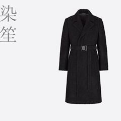 秋冬羊绒大衣正宗阿尔巴卡羊驼绒冬装黑色厚CD家卡扣风衣加长男款
