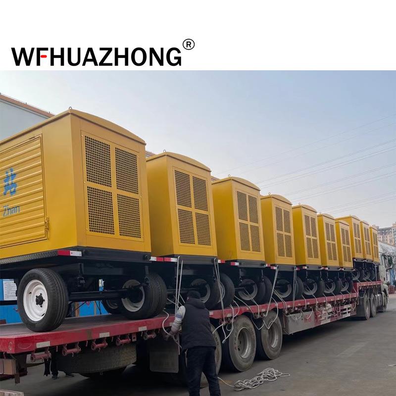 里发卡多三相电防雨罩车油电机组5SPG拖0KW柴低油耗移动备用电源