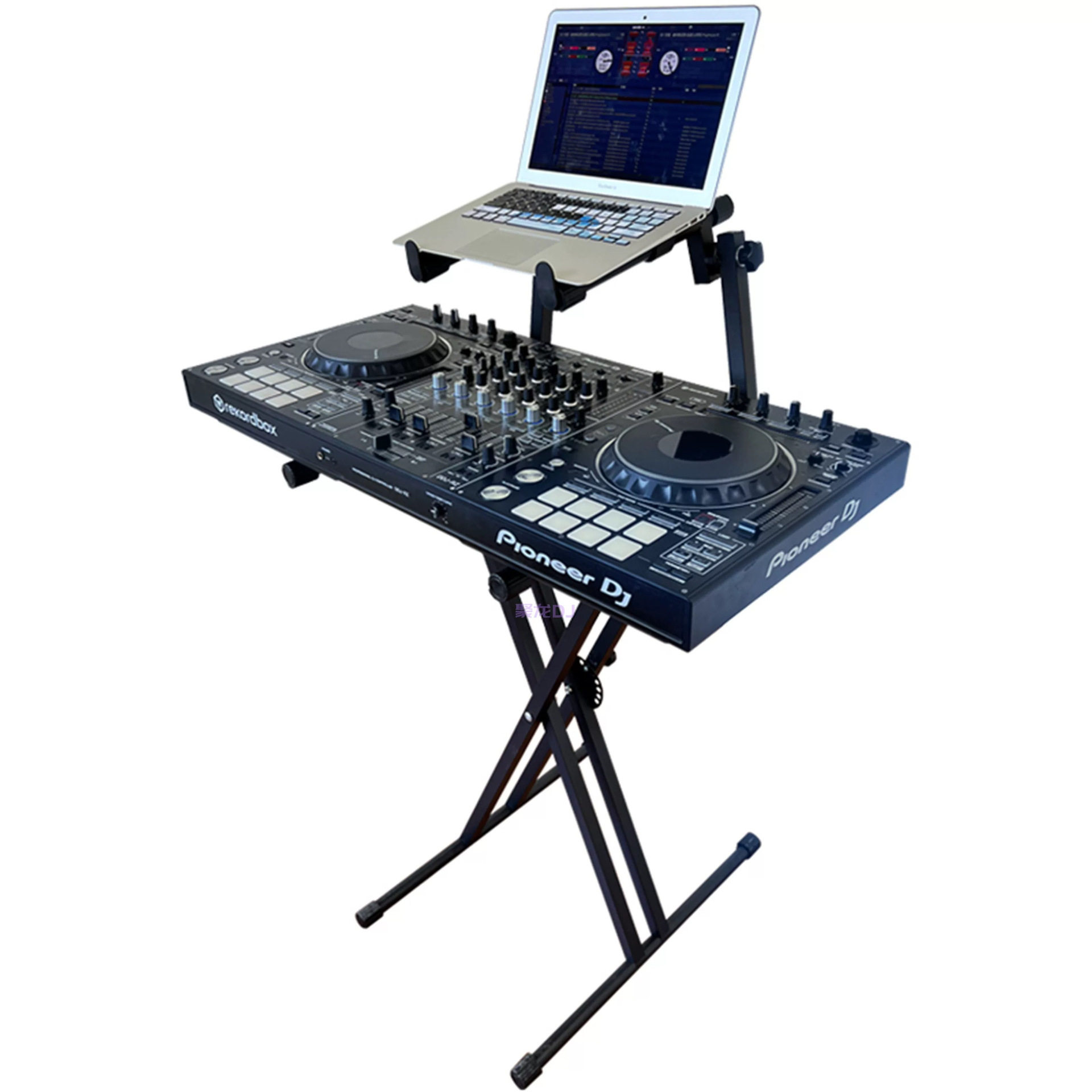 DJ打碟机支架DJ控制器支架 DJ数码打碟机支架 古X型双管架乐器架