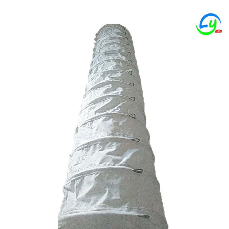 北京散装机伸缩袋规格φ300X2500 耐磨伸缩软管耐磨帆布筒
