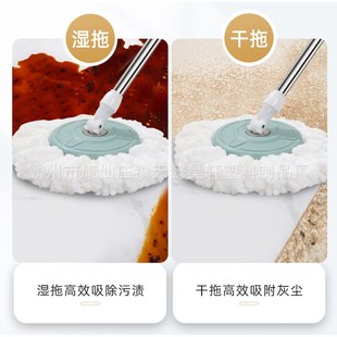 加厚带轮双驱动免手洗拖把旋转拖把桶墩布桶拖布家用拖地桶拖布桶