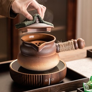 陶瓷罐罐烤奶煮茶壶电陶炉煮茶器家用室内烧水花茶养生壶茶具套装