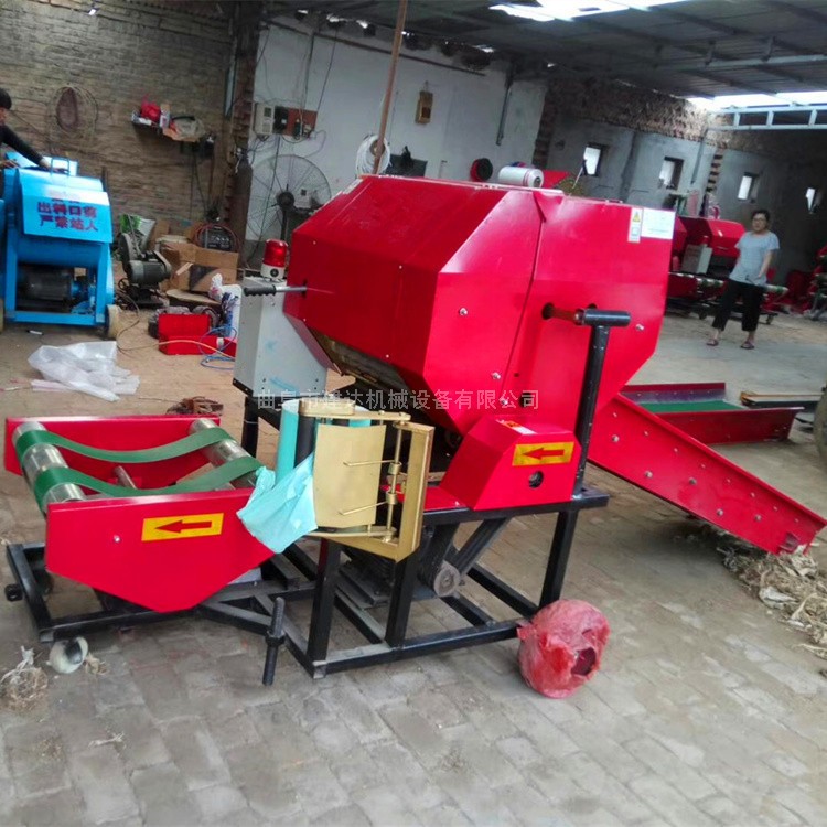 固定式青贮打捆机 全自动青贮打捆机价格 青贮包膜专用设备