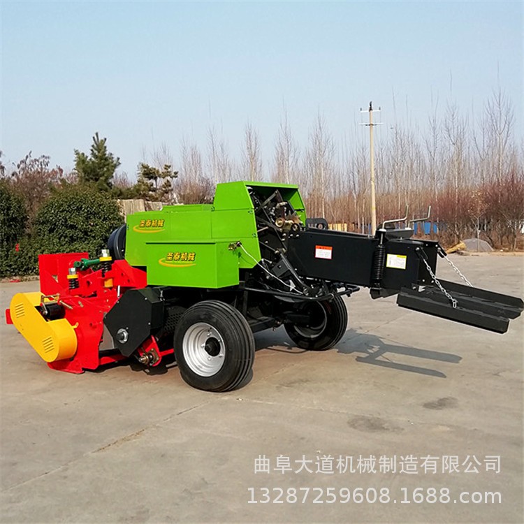 麦秸方包打包机 方捆收草捆机 农田秸秆方捆打捆机