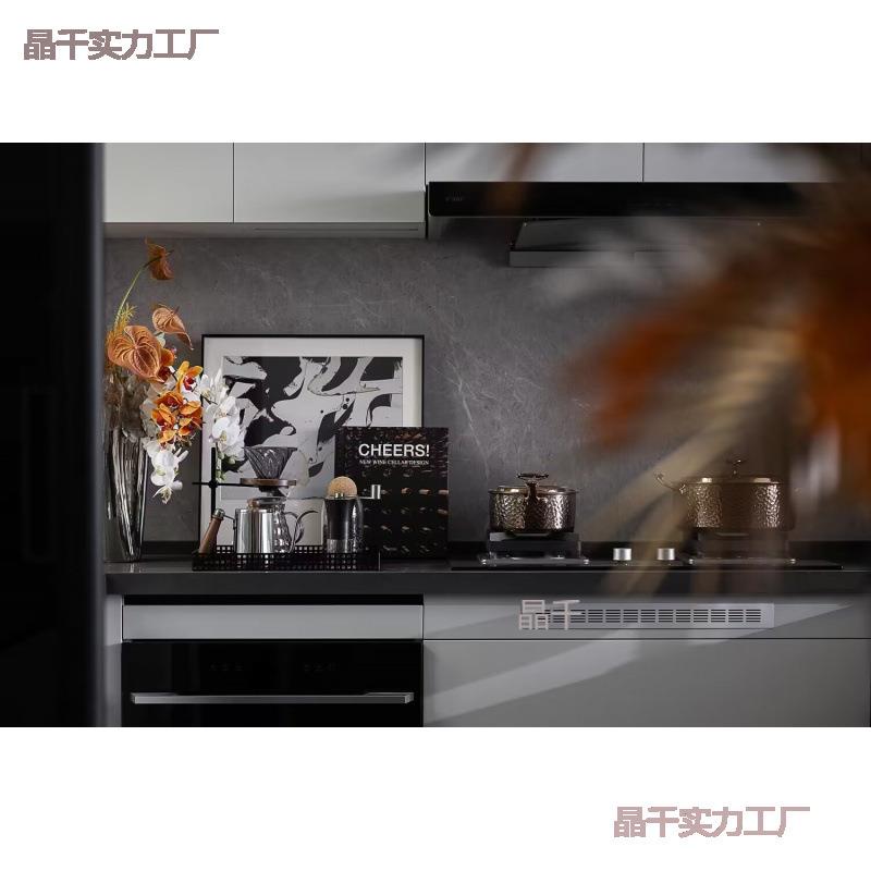 样板房售楼部厨房橱柜台面岛台咖啡系列托盘锅具组合套件软装摆件