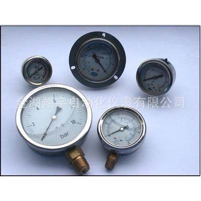 厂家销售Y-150轴向带边精密压力表 0-10mpa, M20*1.5