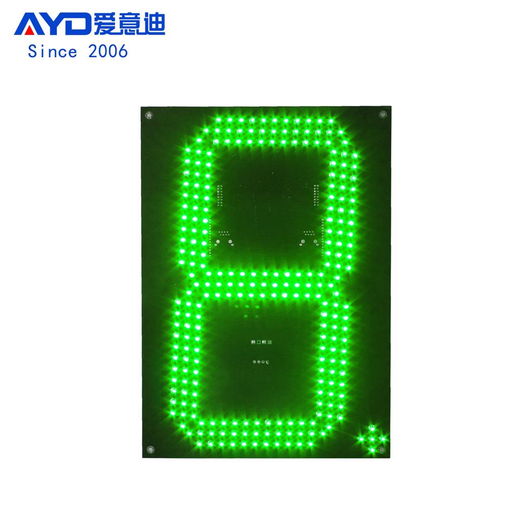 承德加油站灯箱广告牌 LED价格数字屏12寸LED数字板配件供应厂家
