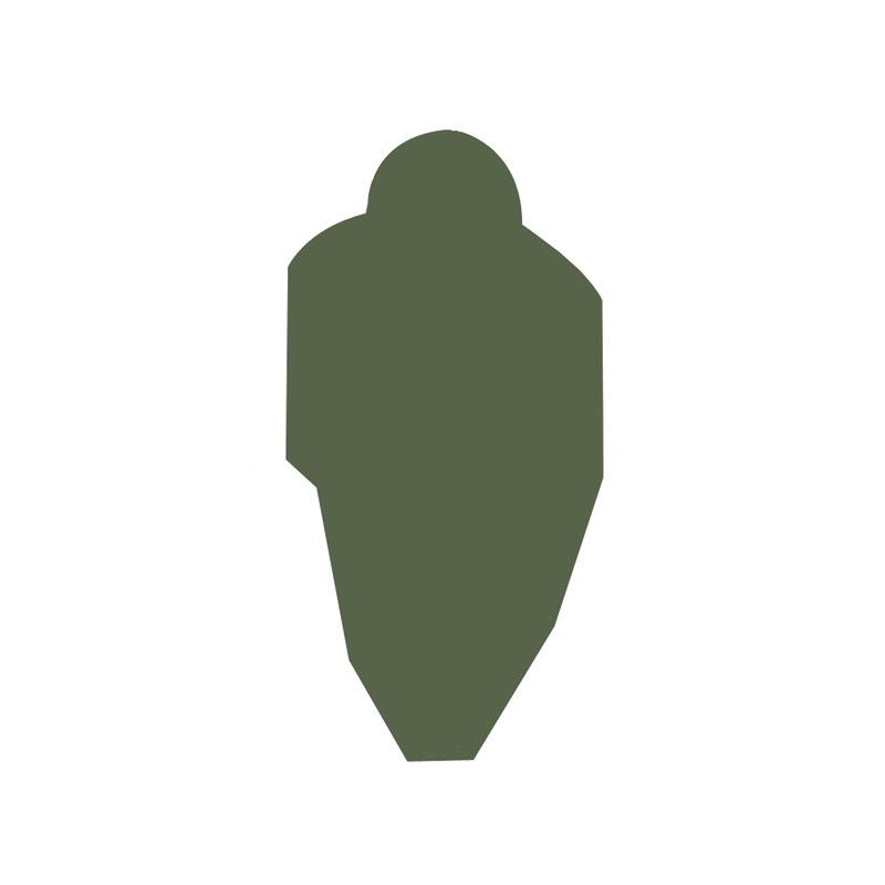 胸V环靶板射击半身靶板训练靶靶纸EAKRL泡波配射尔靶板击发训练打