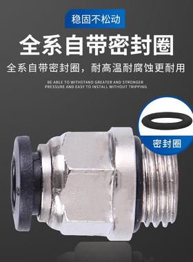 BO G螺纹带封圈快速气805动接头快插  TPC T6-G1/88-G密1/4 10-G3