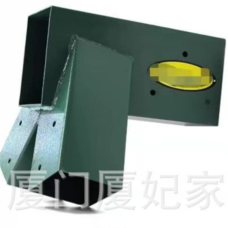 秋千加固器钢铁角码黑色喷涂金属五L金秋千配件加厚加强