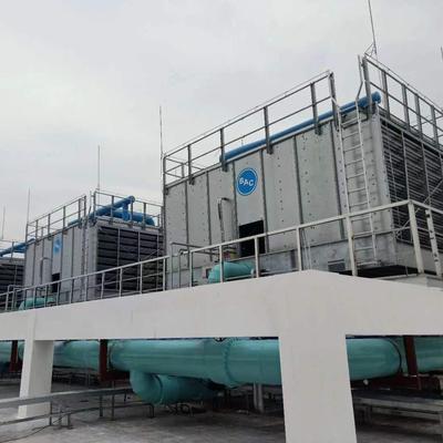 昆山太仓闭式冷却塔盘管换新维修水盆清洗补漏