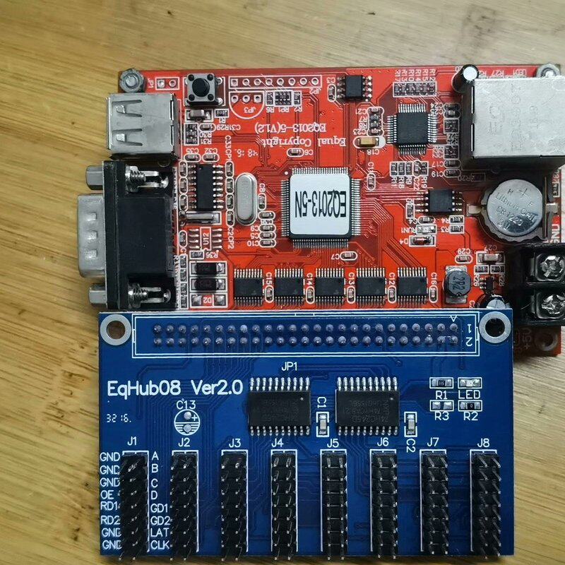议价EQ单双色控制卡 EQ2013-5N所见即所得上面可维修