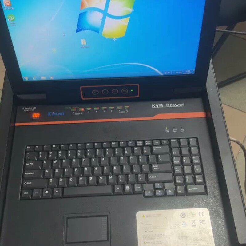 议价KINAN秦安KVM 1708A 8口 ,配线一条加40可维修
