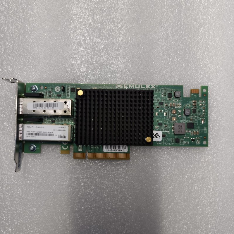 议价EMULEX 01KR603 双口万兆光纤网卡可维修